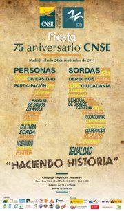 Confederación Estatal de Personas Sordas: 75º aniversario: haciendo historia