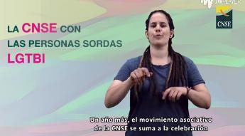 Manifiesto de la CNSE en el Día del Orgullo LGTBI 2016 [vídeo]