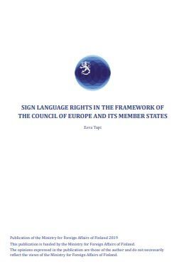 Sign language rights in the framework of the Council of Europe and its member states