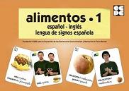 Alimentos 1: español-inglés-lengua de signos española