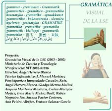 Gramática Visual de la Lengua de Signos Española
