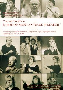 Current trends in European Sign Language Research: proceedings of the Third European Congress on Sign Language Research