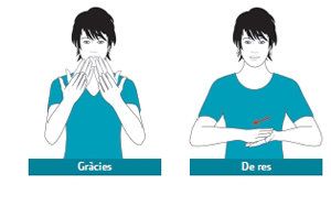 Làmines sobre la llengua de signes catalana