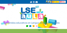 LSE en el aula: contenidos educativos en lengua de signos española
