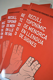 Recull toponímic de Menorca en llengua de signes