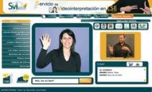 Servicio de Videointerpretación en lengua de signos española