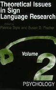 Theoretical Issues in Sign Language Research Vol. 2: Psychology