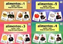 Alimentos: español-inglés-lengua de signos española