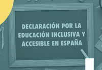 Declaración por la educación inclusiva y accesible en España