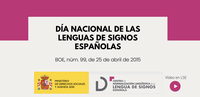 Día Nacional de las Lenguas de Signos Españolas 2022 [vídeo]