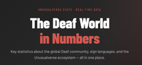⛶ 'The Deaf World in Numbers'