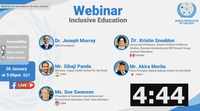 Webinar: Inclusive education [vídeo]