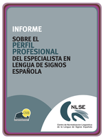 Imagen de Informe sobre el perfil profesional del especialista en Lengua de Signos Española